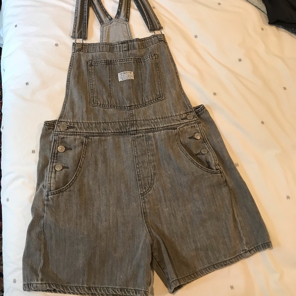 Levi’s Jean Overalls, grey size small